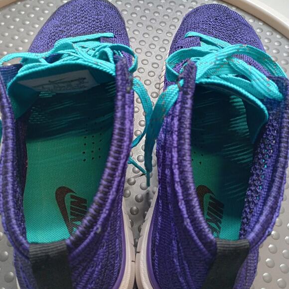 Nike Free Flyknit Chukka Women’s Athletic Purple Running Sneaker - Picture 3 of 6